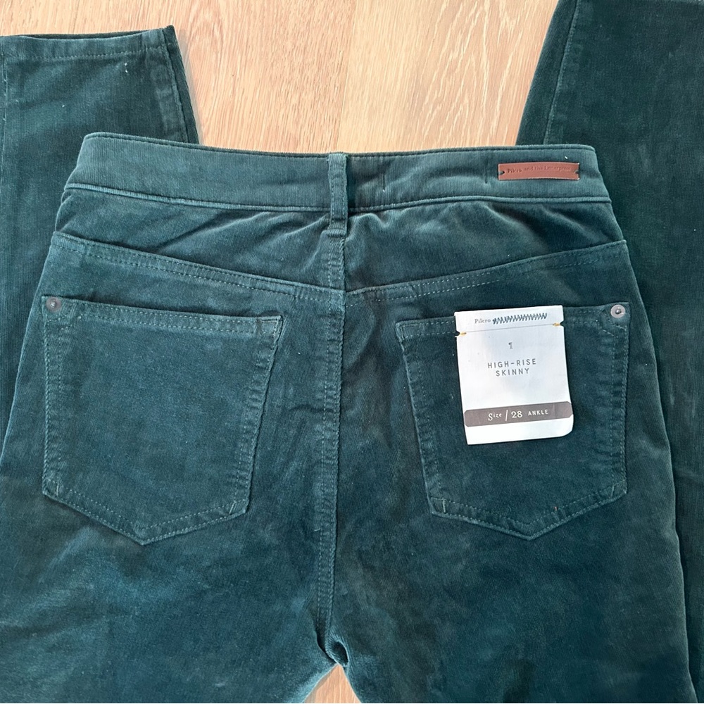 Anthropologie Pilcro high waist skinny corduroy pants